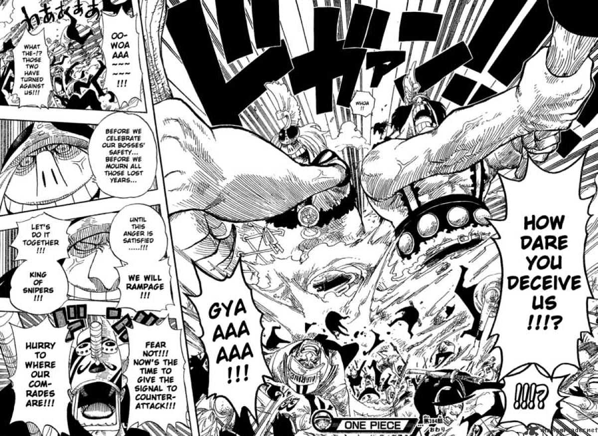 One Piece - Chapter 384 : Give The Signal To Counterattack