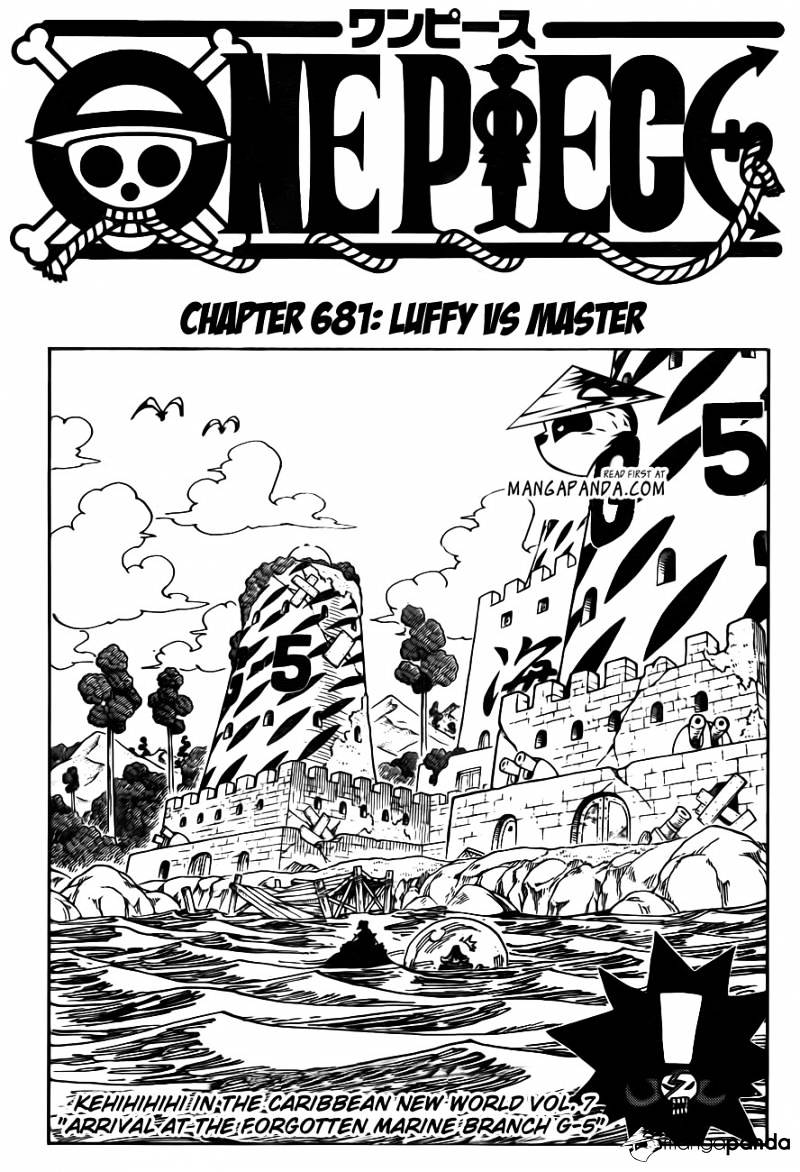 One Piece - Chapter 681 : Luffy Vs. Master