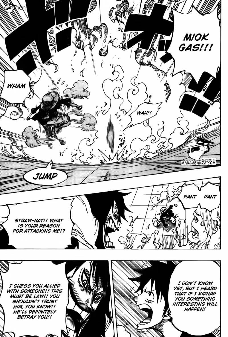 One Piece - Chapter 681 : Luffy Vs. Master