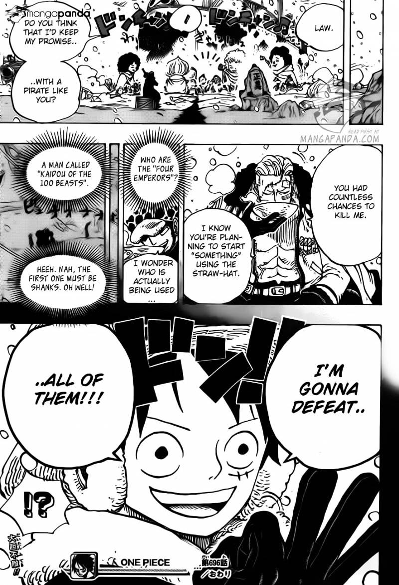 One Piece - Chapter 696 : Matching Interests