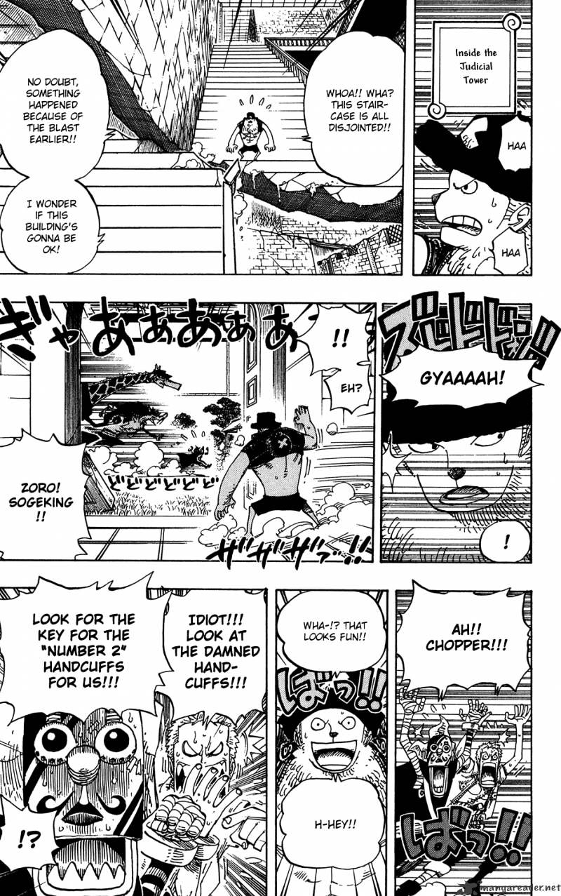 One Piece - Chapter 402 : Handcuff Number 2