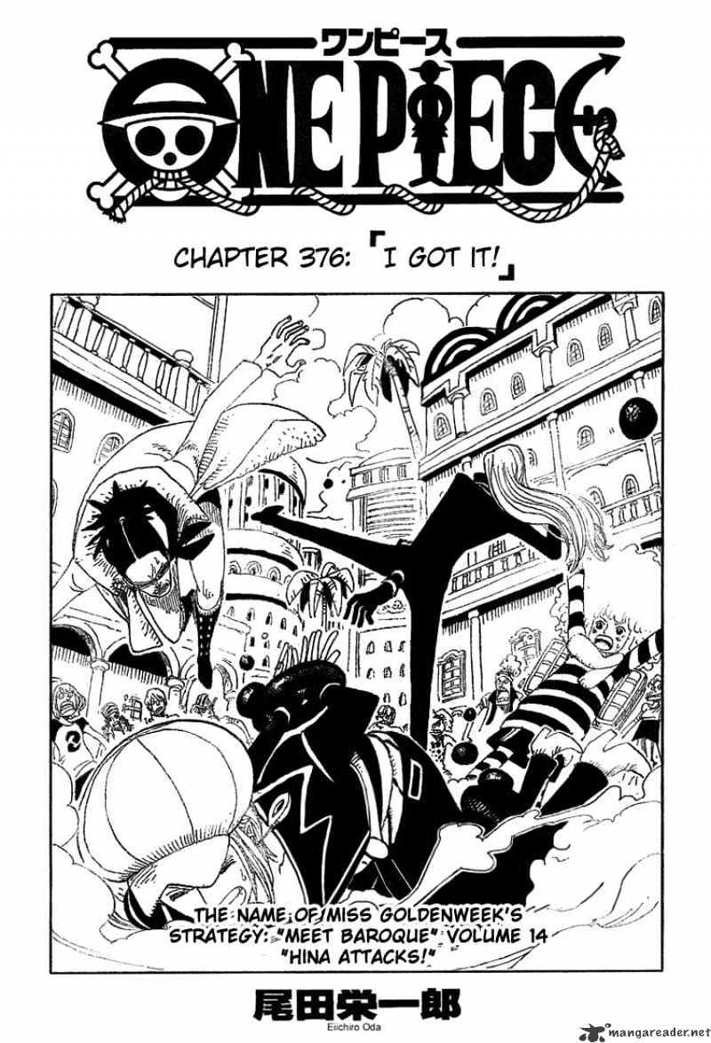 One Piece - Chapter 376 : I Got It!