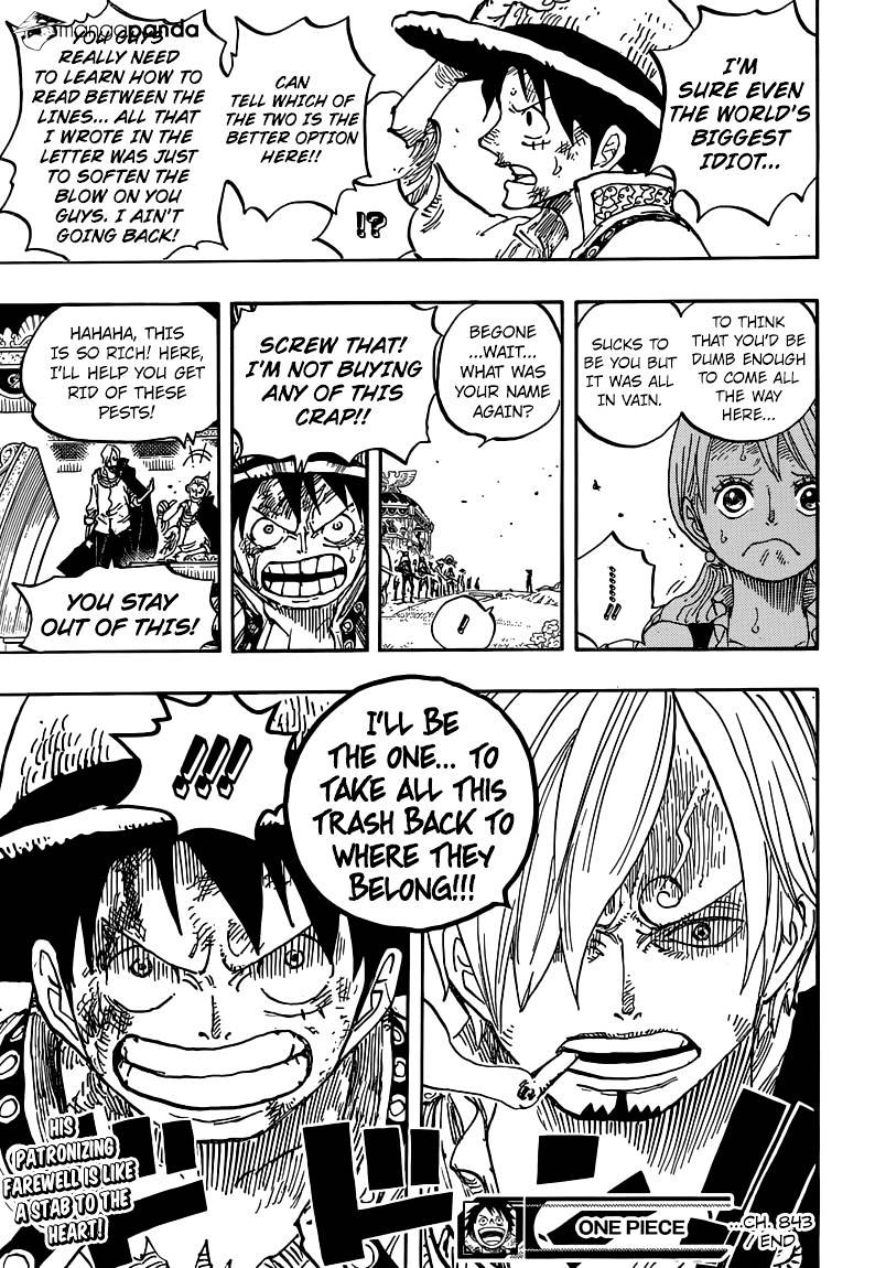 One Piece - Chapter 843 : Vinsmoke Sanji