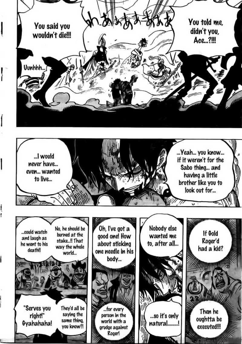 One Piece - Chapter 574 : The Death Of Portgas D Ace