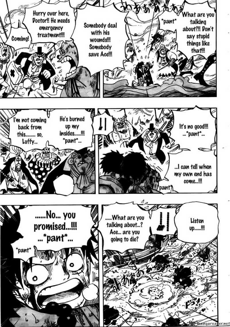 One Piece - Chapter 574 : The Death Of Portgas D Ace