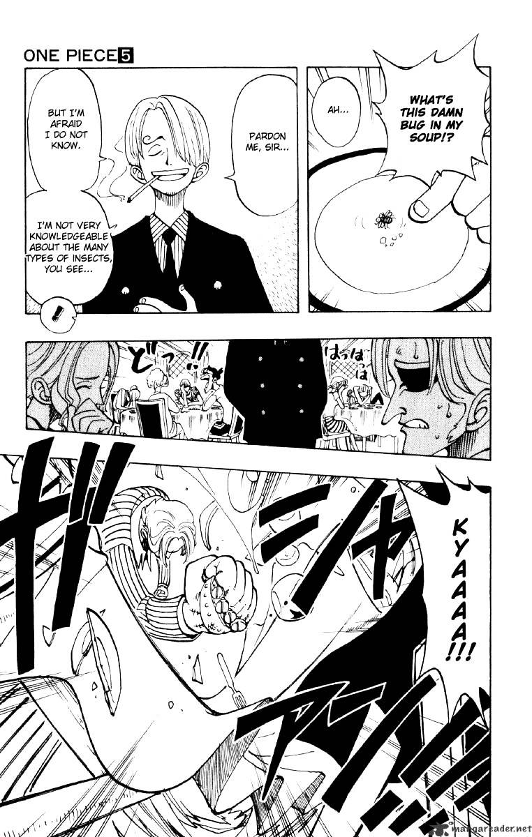 One Piece - Chapter 43 : Introduction Of Sanji