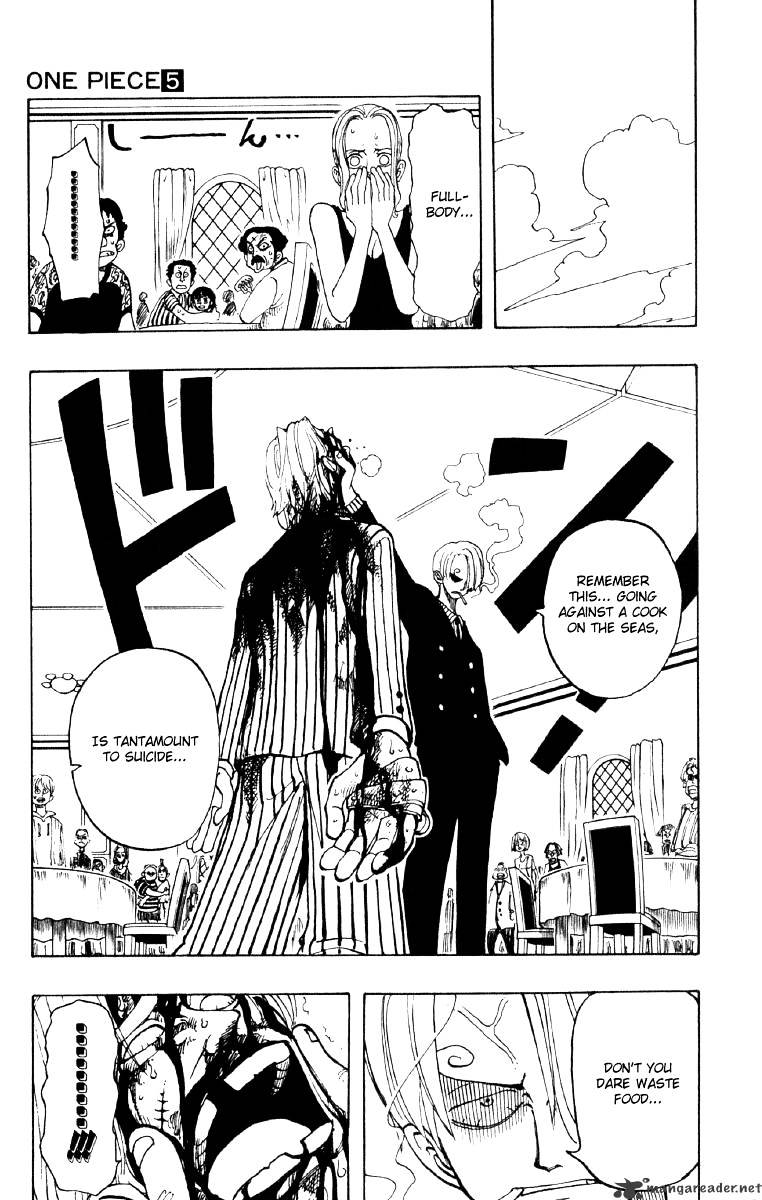 One Piece - Chapter 43 : Introduction Of Sanji