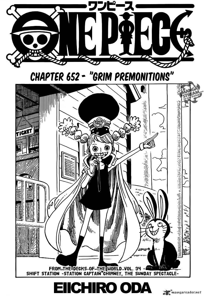 One Piece - Chapter 652 : Grim Premonitions