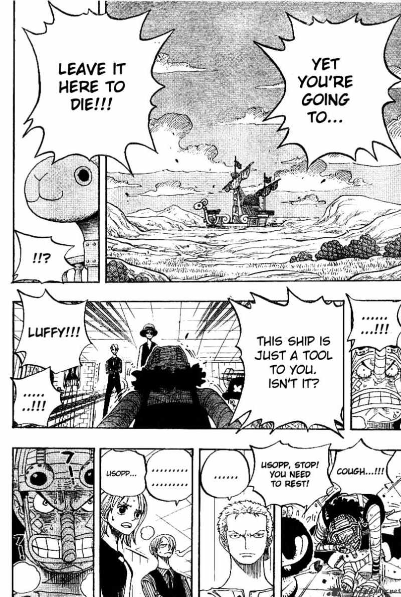 One Piece - Chapter 331 : A Great Quarrel