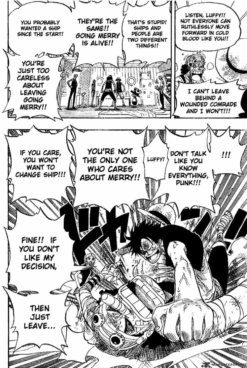 One Piece - Chapter 331 : A Great Quarrel