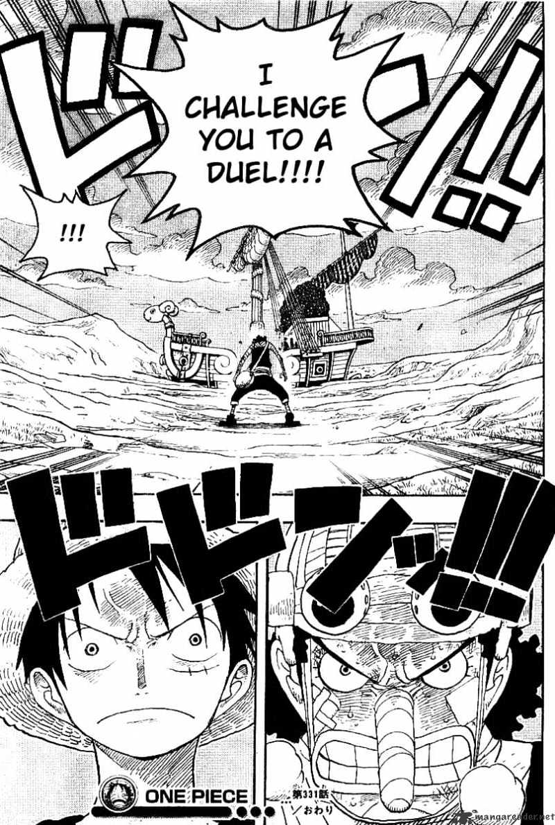 One Piece - Chapter 331 : A Great Quarrel