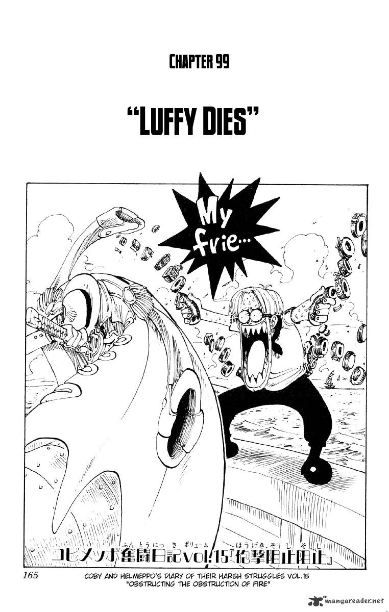 One Piece - Chapter 99 : Luffys Last Words