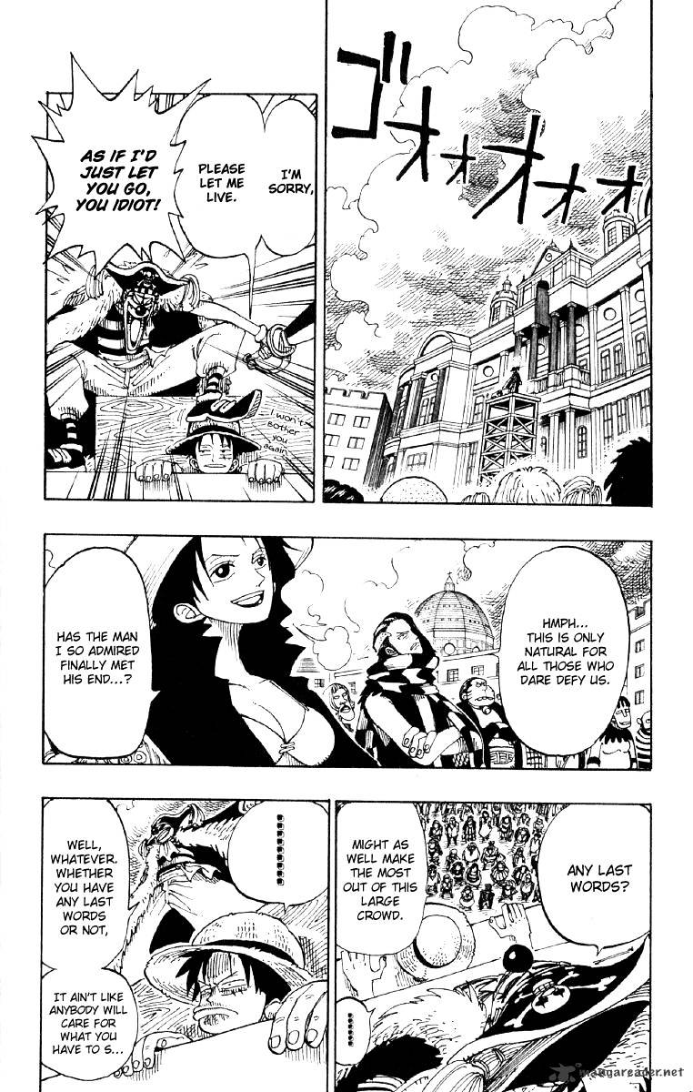 One Piece - Chapter 99 : Luffys Last Words