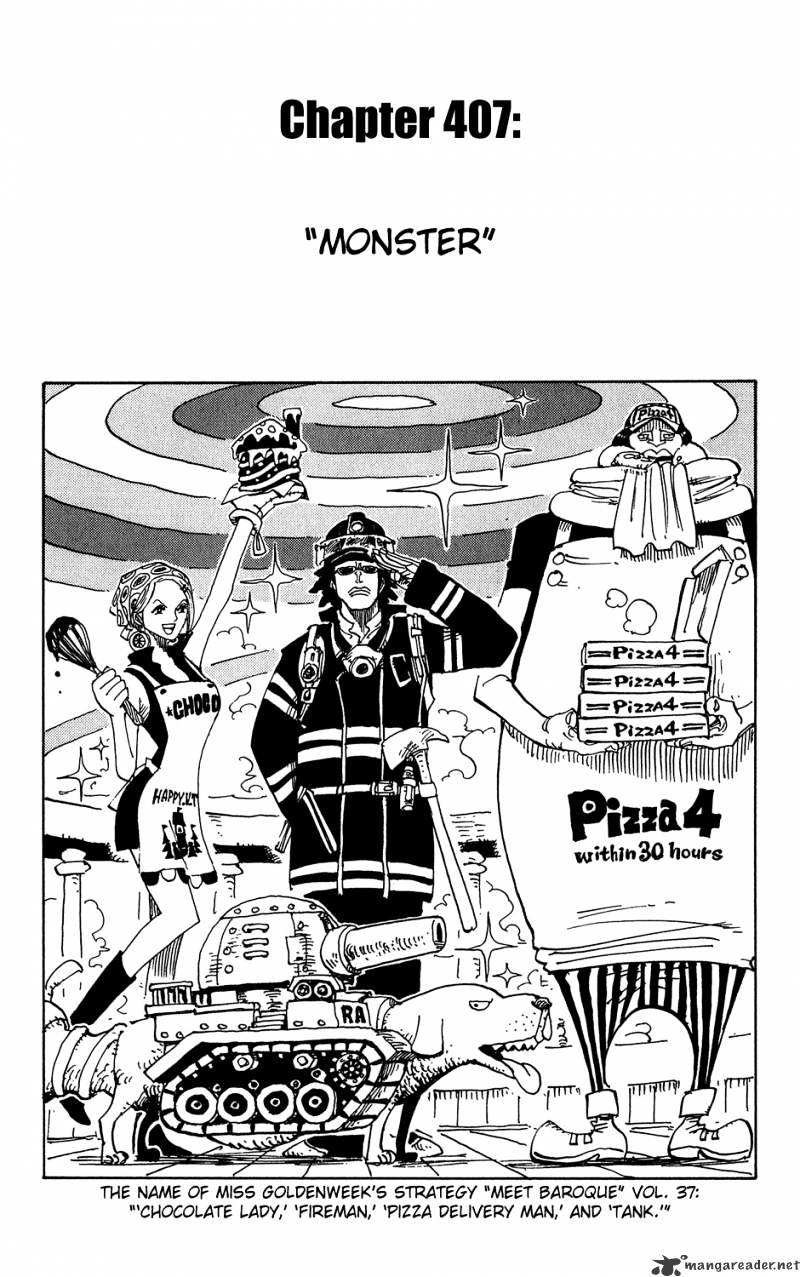 One Piece - Chapter 407 : Monster