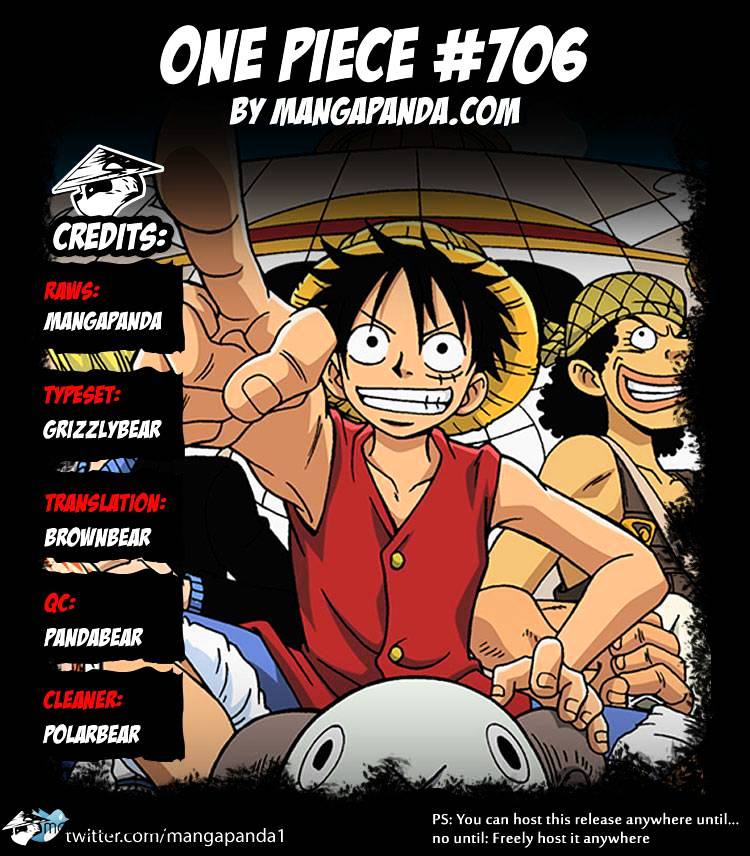 One Piece - Chapter 706 : I Won’t Laugh At You.