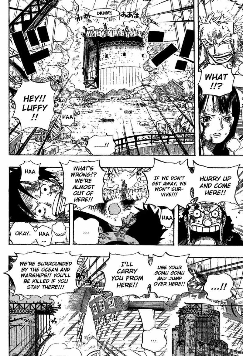 One Piece - Chapter 428 : Let S Go Back