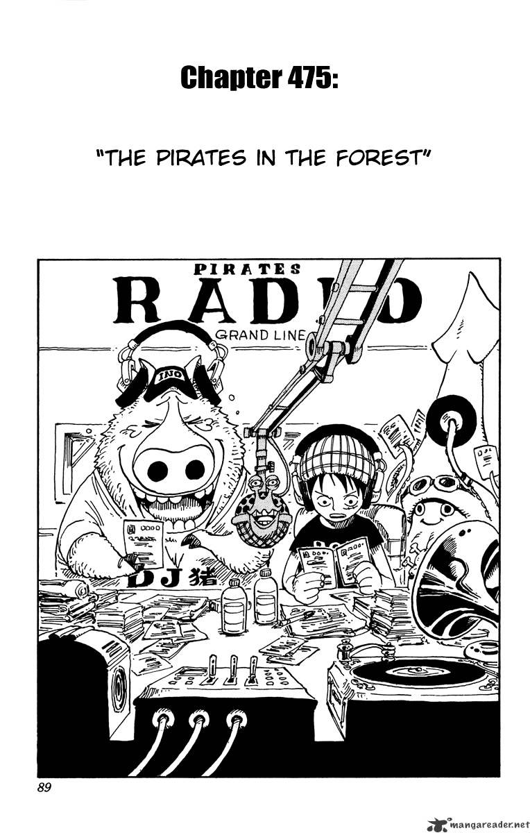 One Piece - Chapter 475 : The Forest Pirates