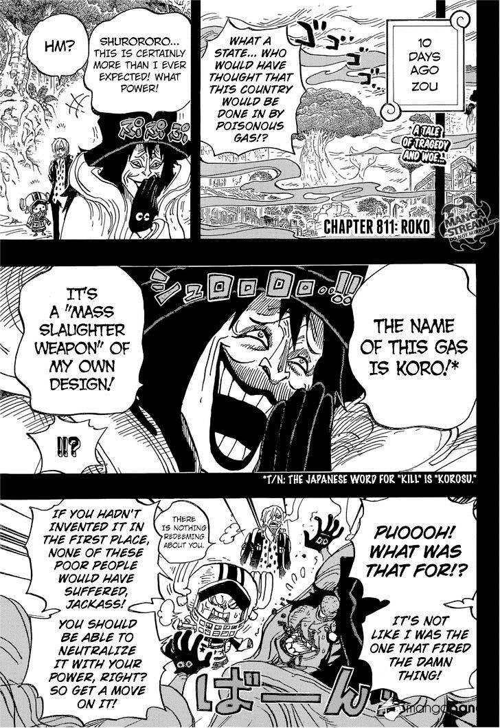 One Piece - Chapter 811 : Roko