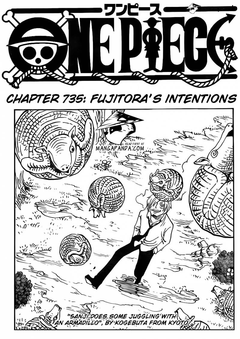 One Piece - Chapter 735 : Fujitora S Intentions