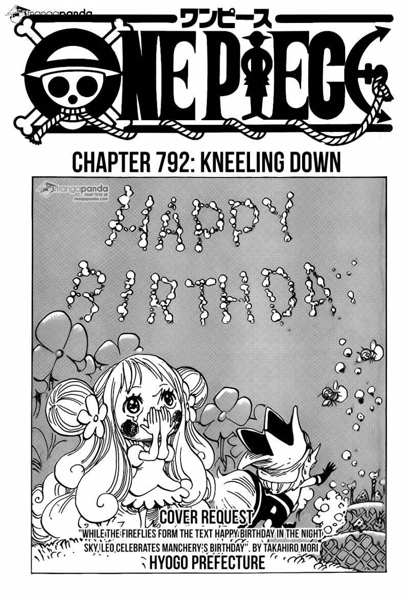 One Piece - Chapter 792 : Kneeling Down