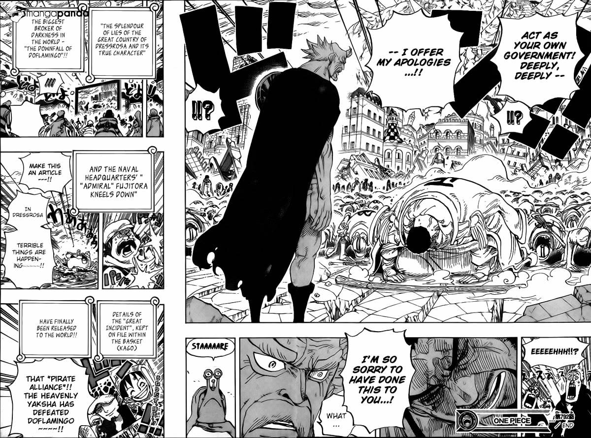 One Piece - Chapter 792 : Kneeling Down