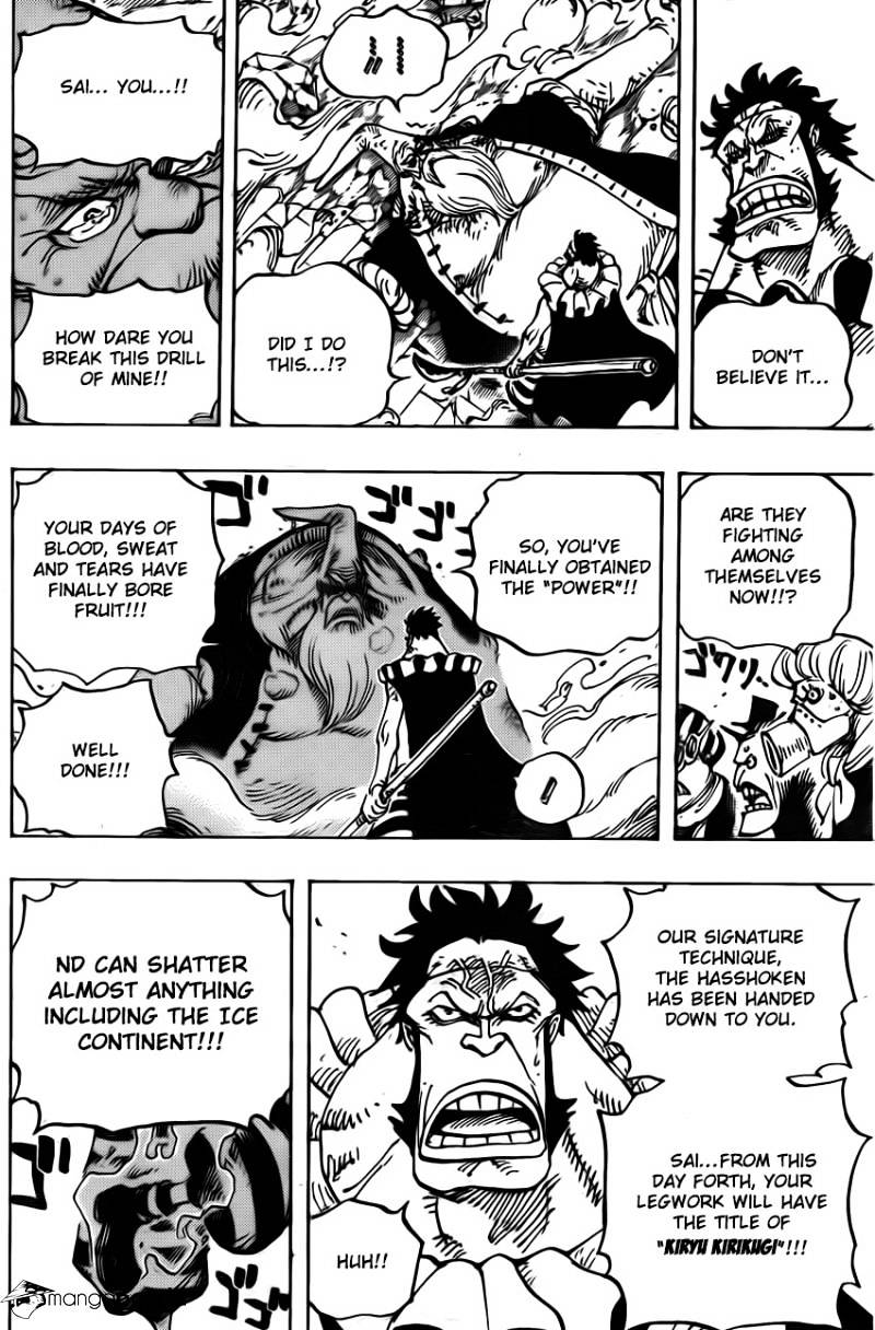 One Piece - Chapter 771 : Sai, Leader Of The Happo Navy