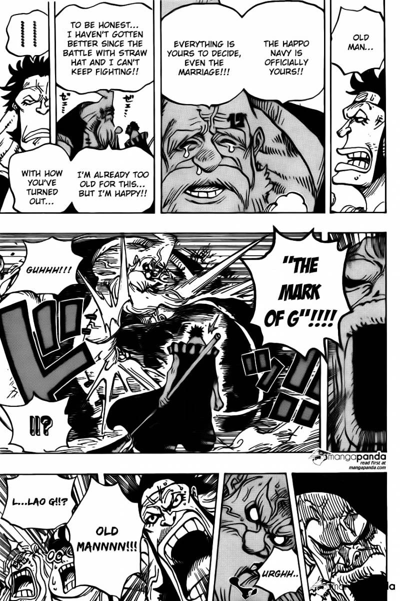 One Piece - Chapter 771 : Sai, Leader Of The Happo Navy