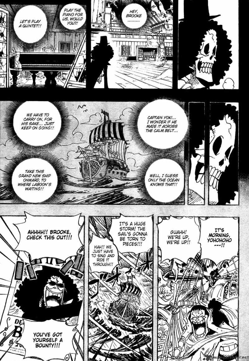 One Piece - Chapter 488 : Song Of Life