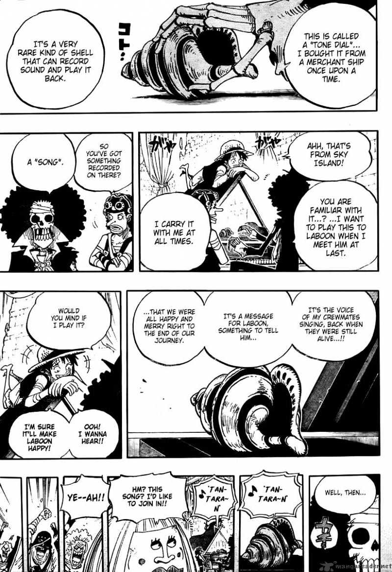 One Piece - Chapter 488 : Song Of Life