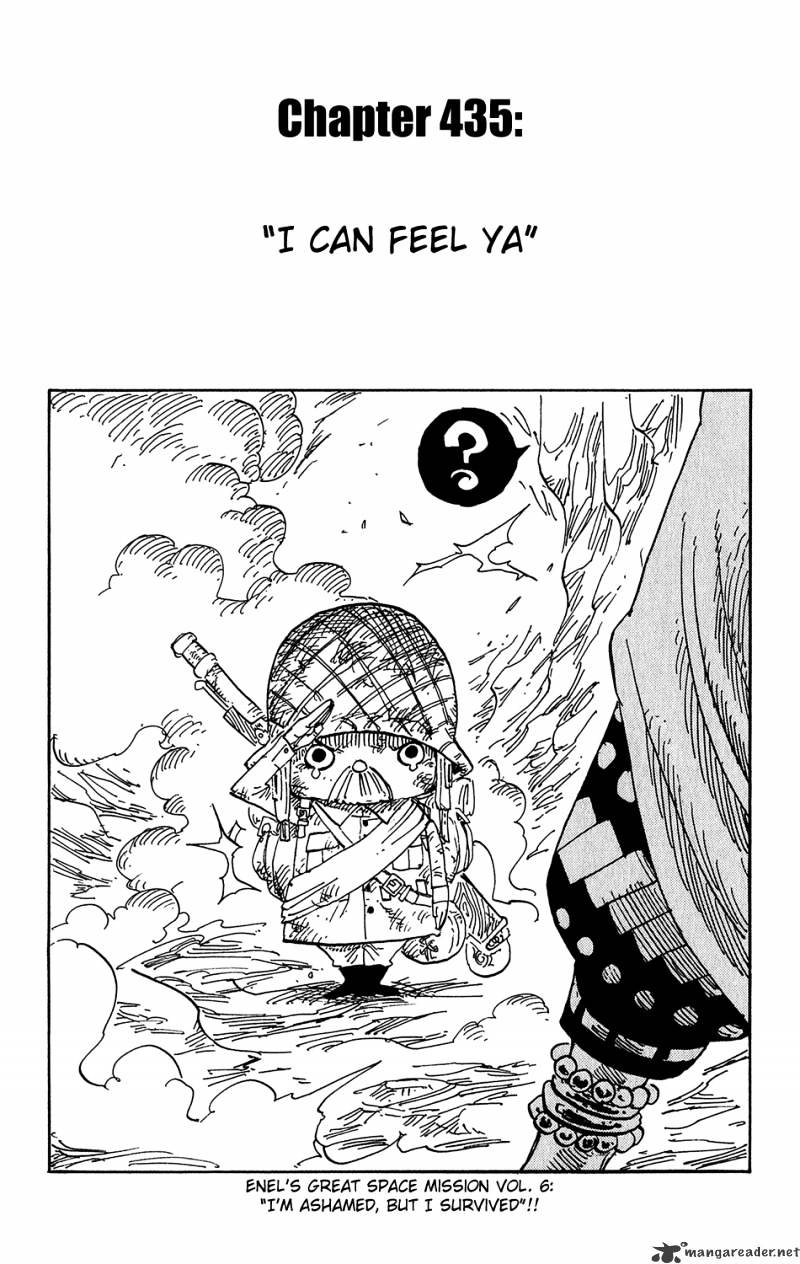 One Piece - Chapter 435 : Understand How You Feel