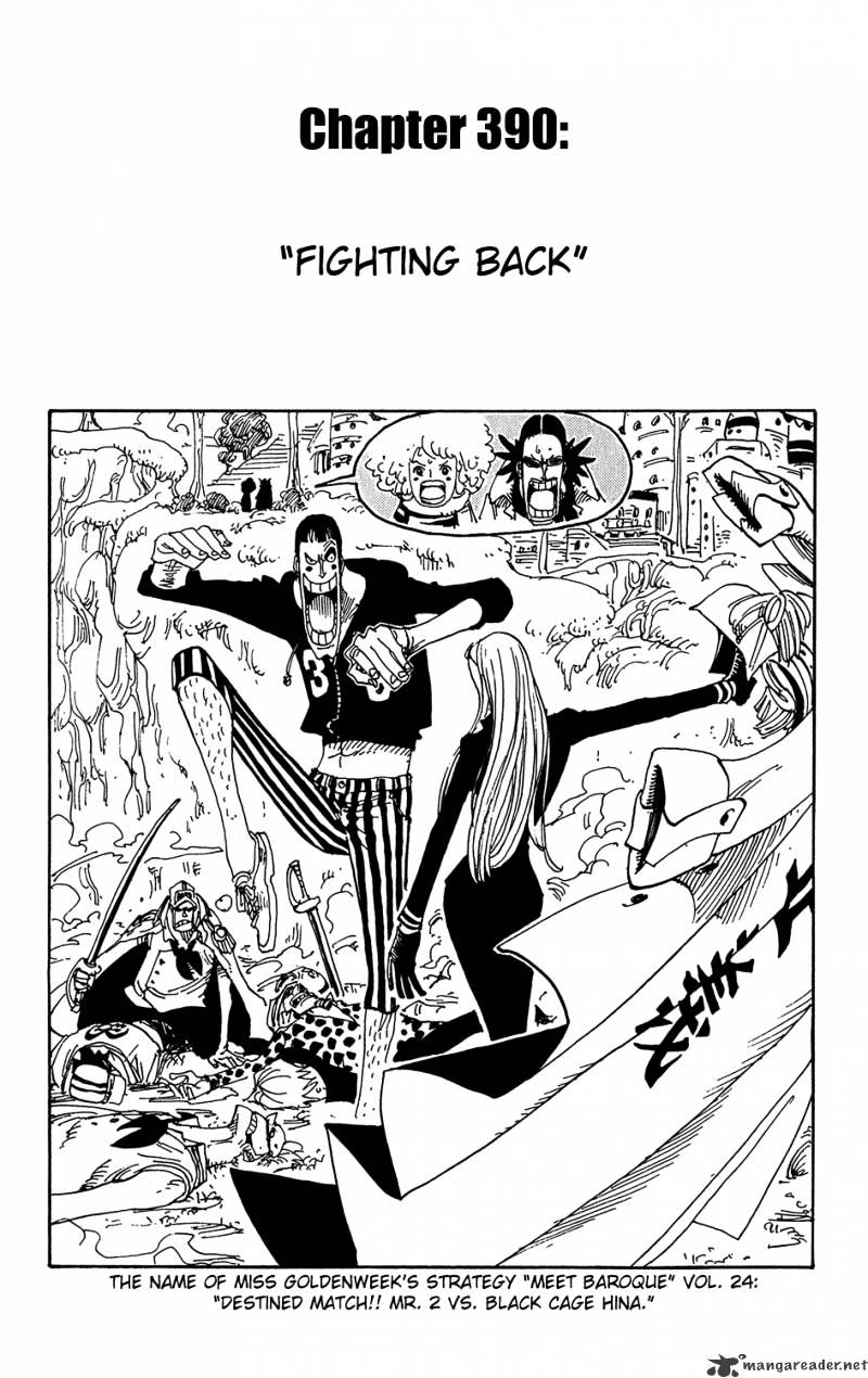 One Piece - Chapter 390 : Fighting Back