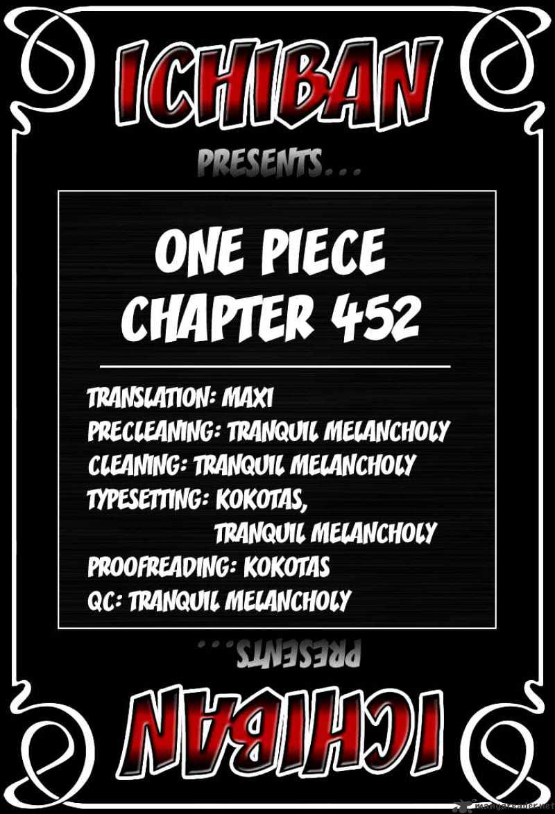 One Piece - Chapter 452 : Jigorou Of The Wind