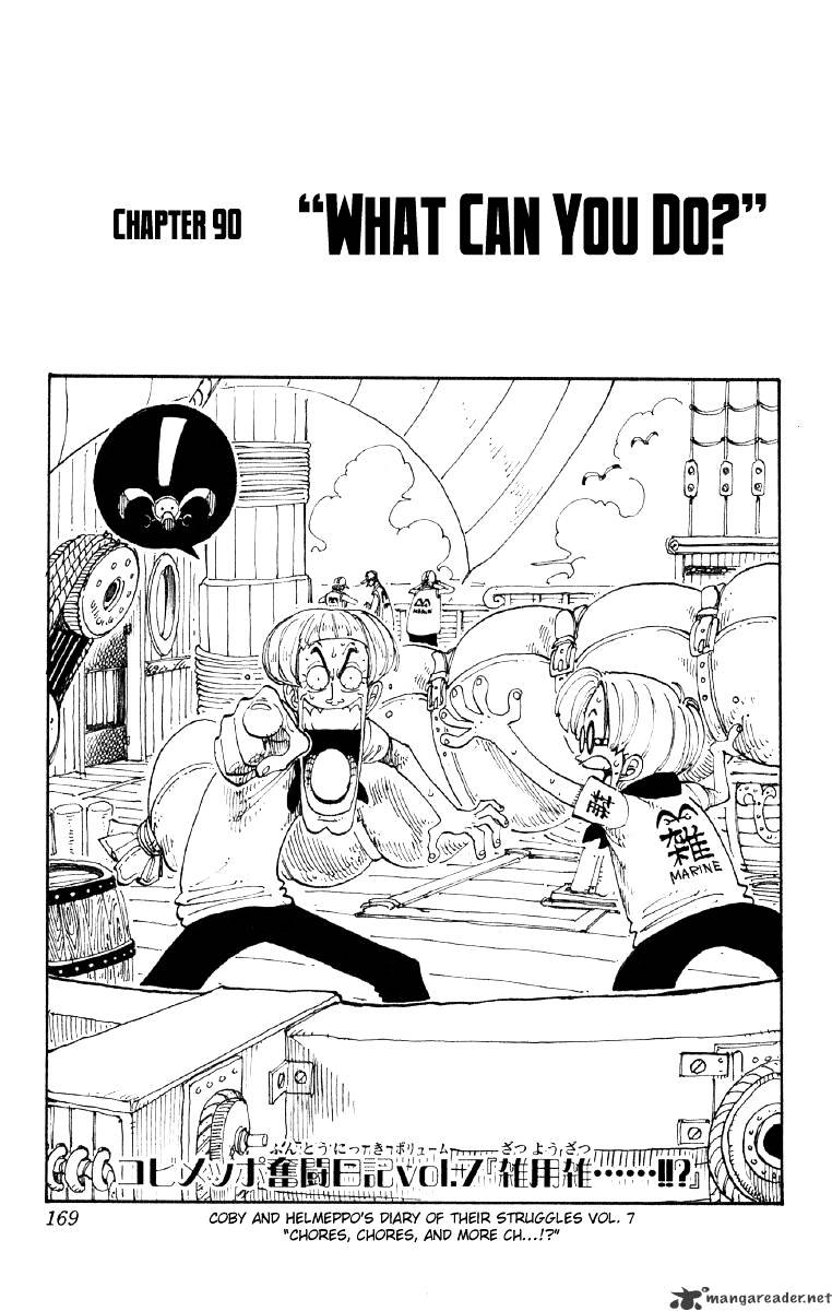 One Piece - Chapter 90 : What Can You Do