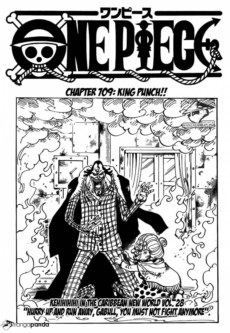 One Piece - Chapter 709 : King Punch!!