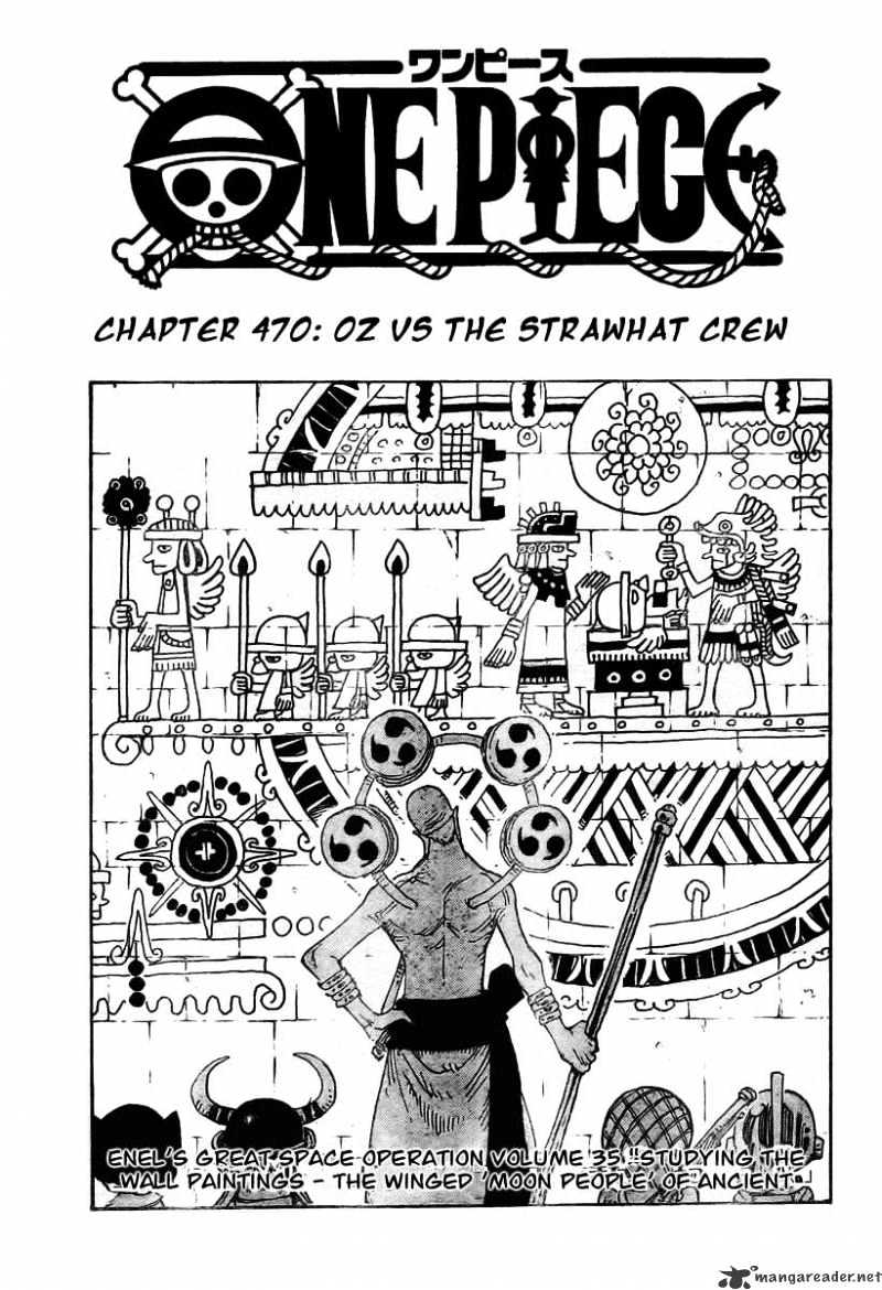 One Piece - Chapter 470 : Oz Vs The Strawhat Crew