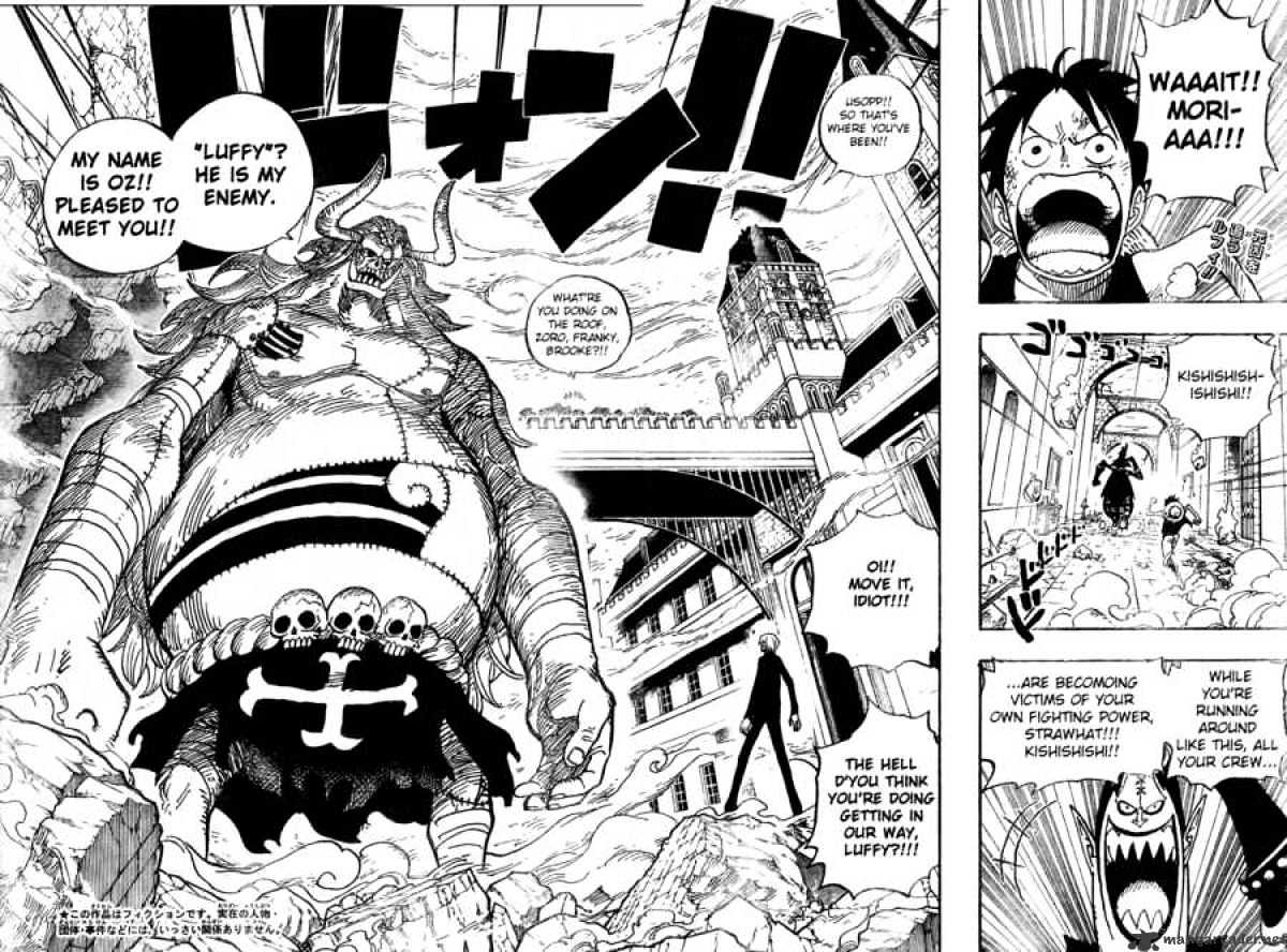 One Piece - Chapter 470 : Oz Vs The Strawhat Crew