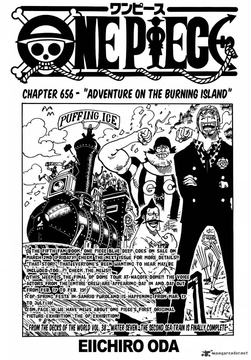 One Piece - Chapter 656 : Adventure On The Burning Island