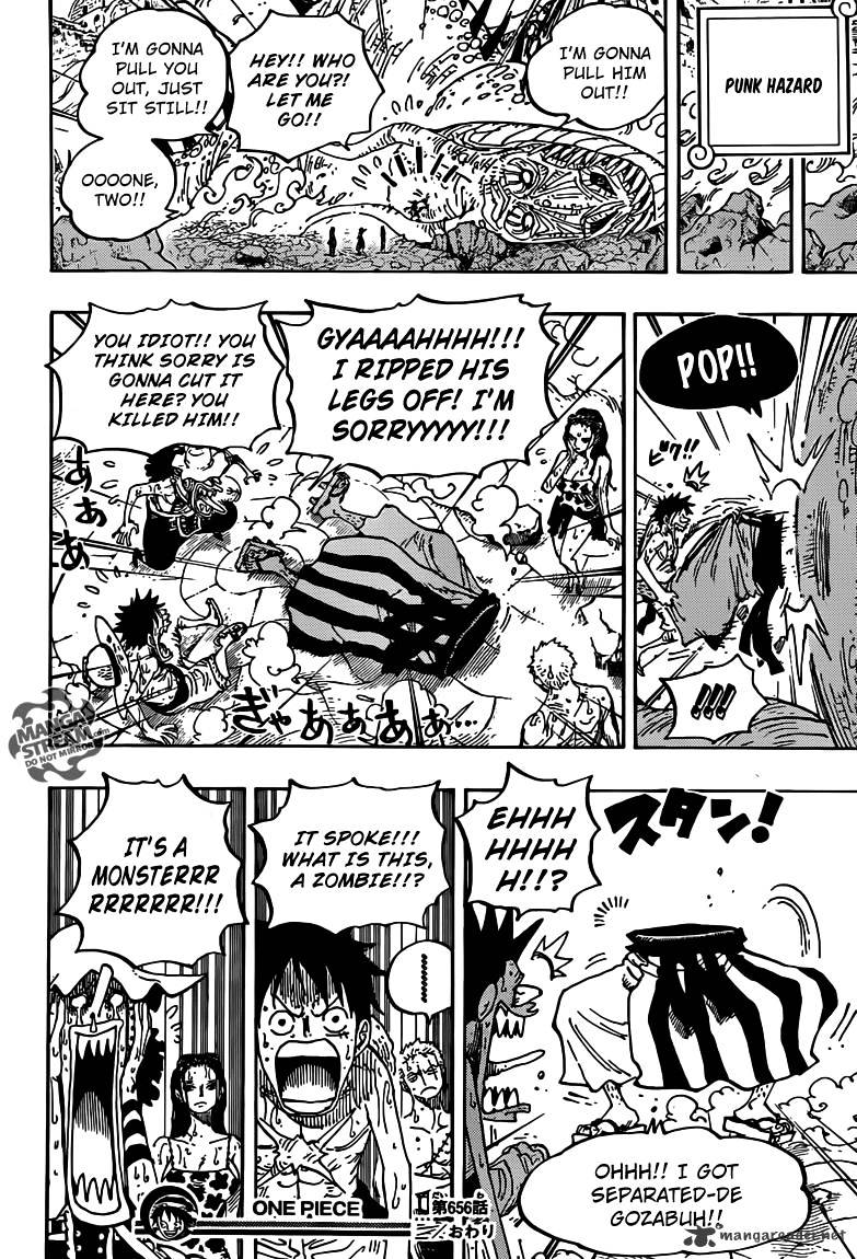 One Piece - Chapter 656 : Adventure On The Burning Island