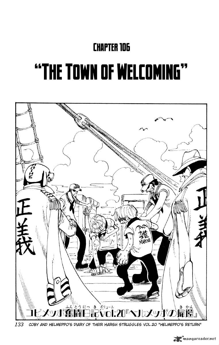 One Piece - Chapter 106 : The Welcome Town