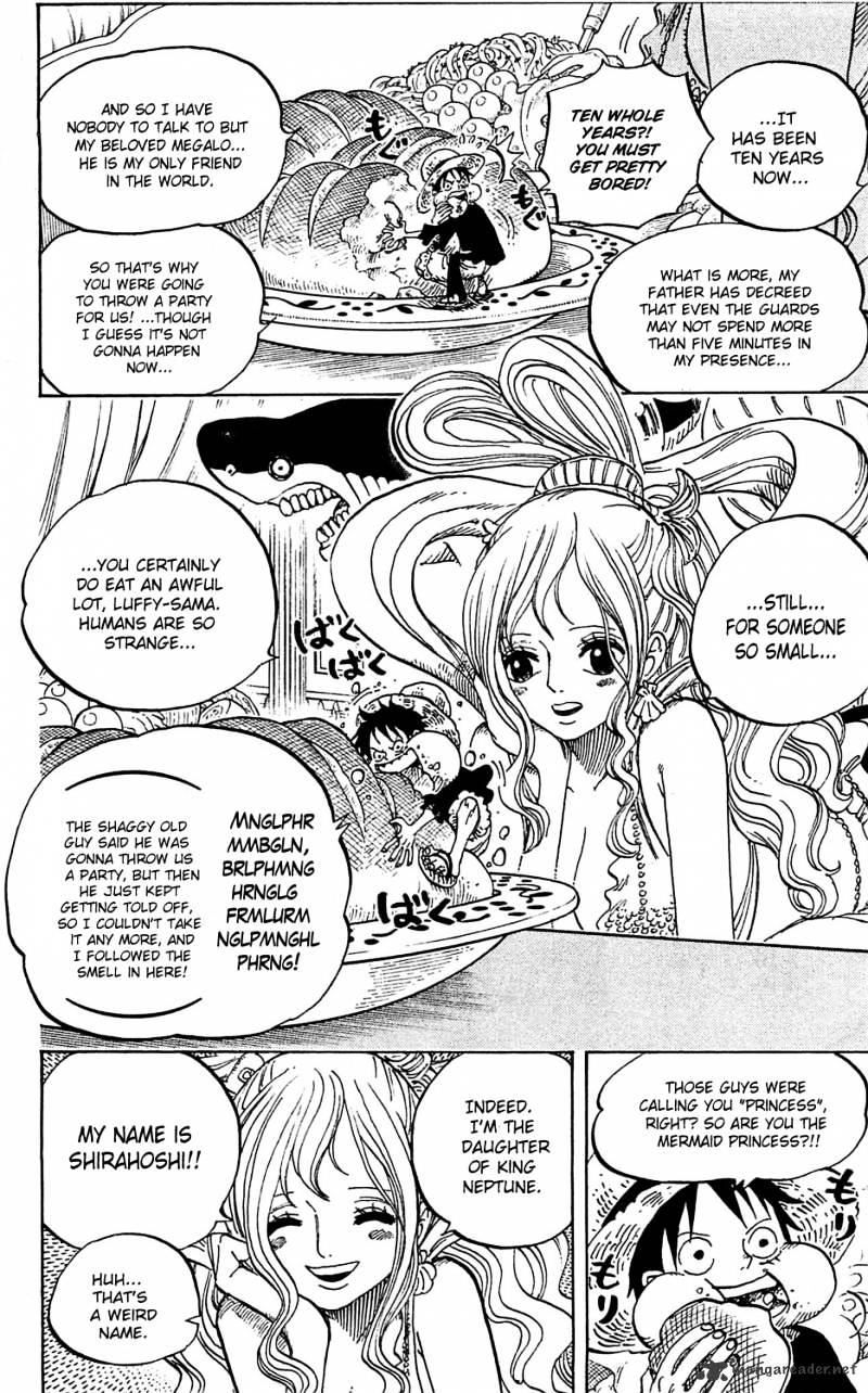 One Piece - Chapter 613 : The Mermaid Princess In Koukaku Tower