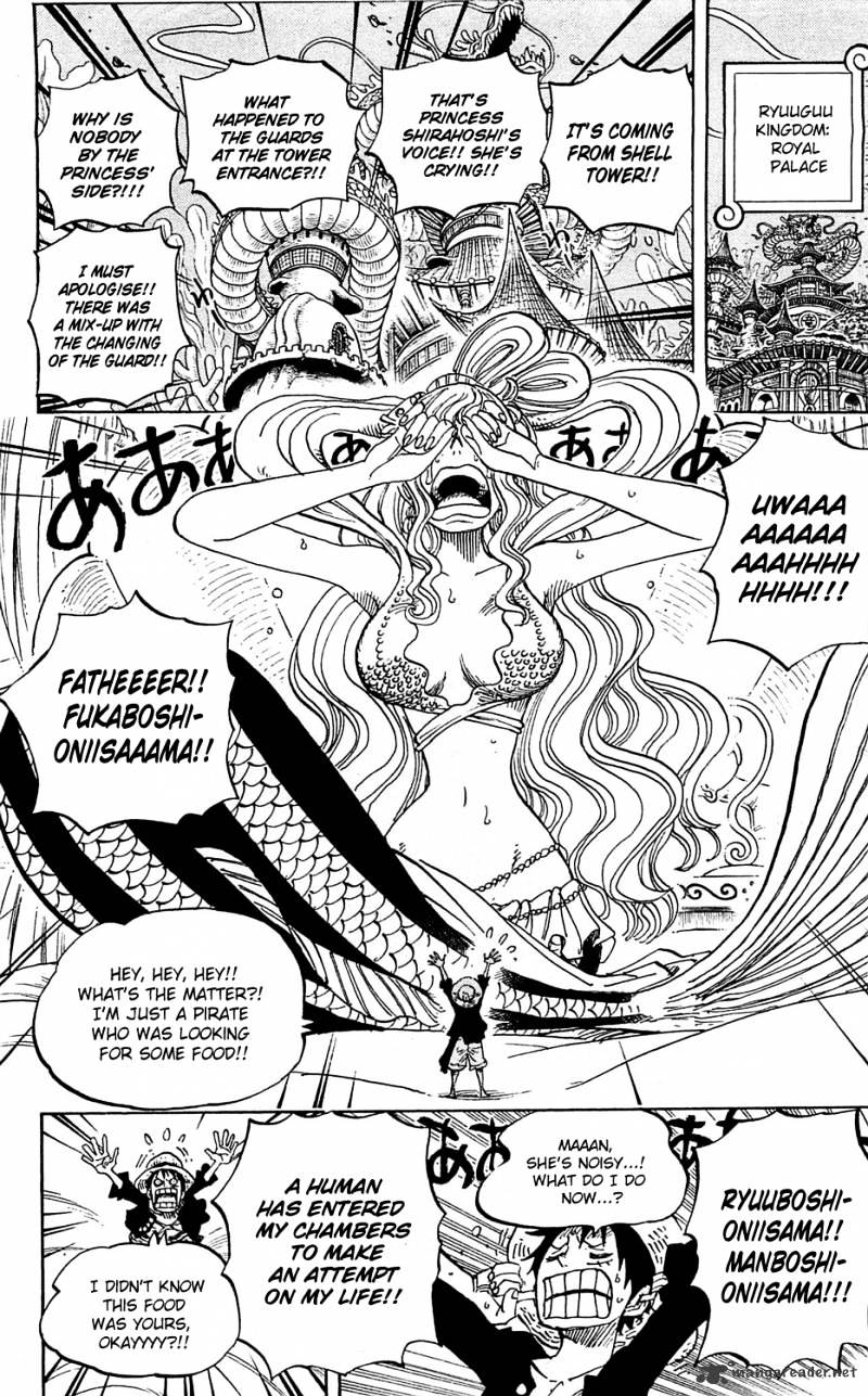 One Piece - Chapter 613 : The Mermaid Princess In Koukaku Tower