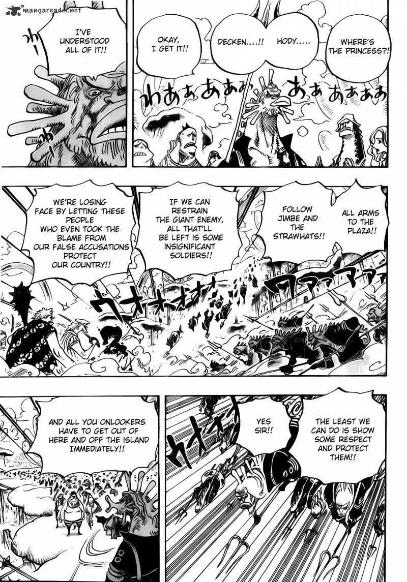 One Piece - Chapter 642 : Losing Face