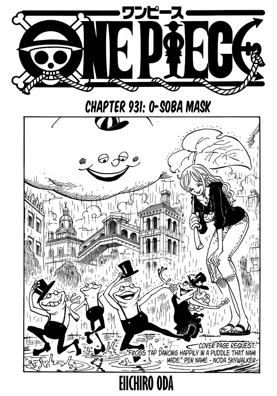 One Piece - Chapter 931: O-Soba Mask