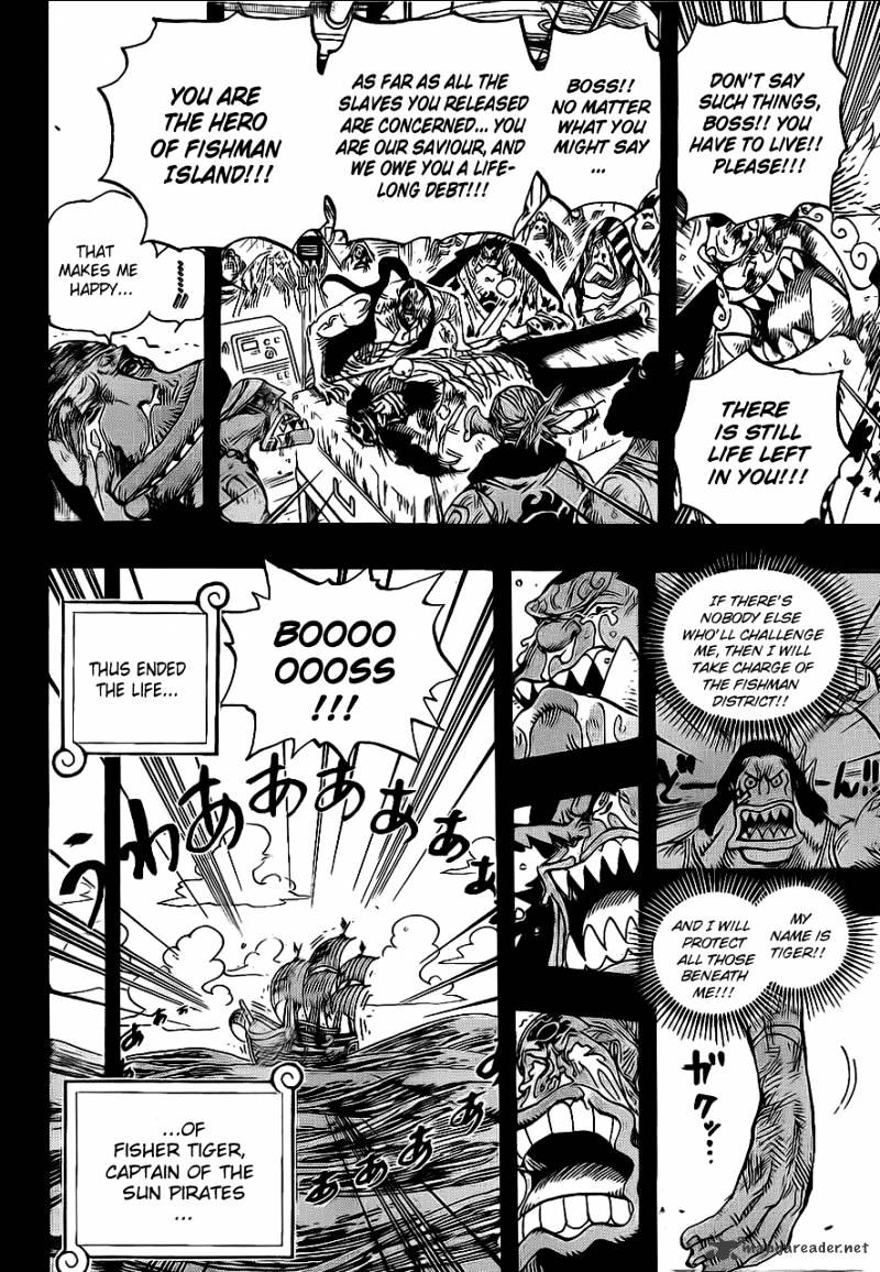 One Piece - Chapter 623 : The Pirate Fisher Tiger