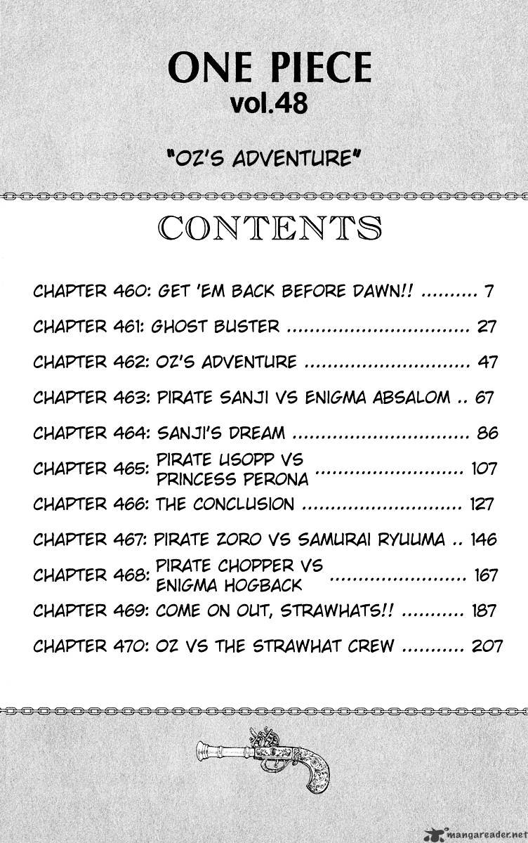 One Piece - Chapter 460 : Get Em Back Before Dawn