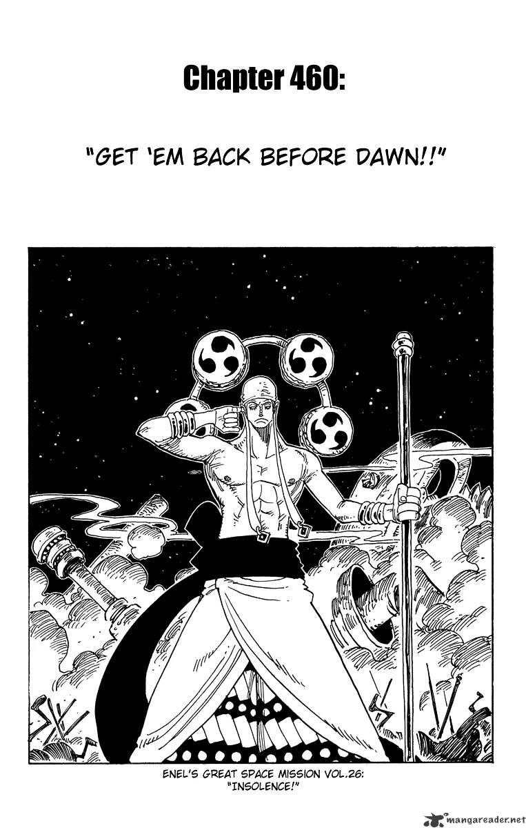 One Piece - Chapter 460 : Get Em Back Before Dawn