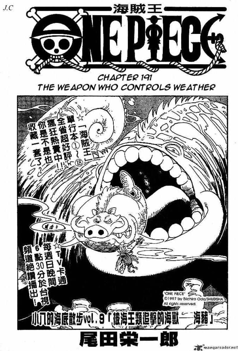 One Piece - Chapter 191 : The Weapon Who Controls Weather