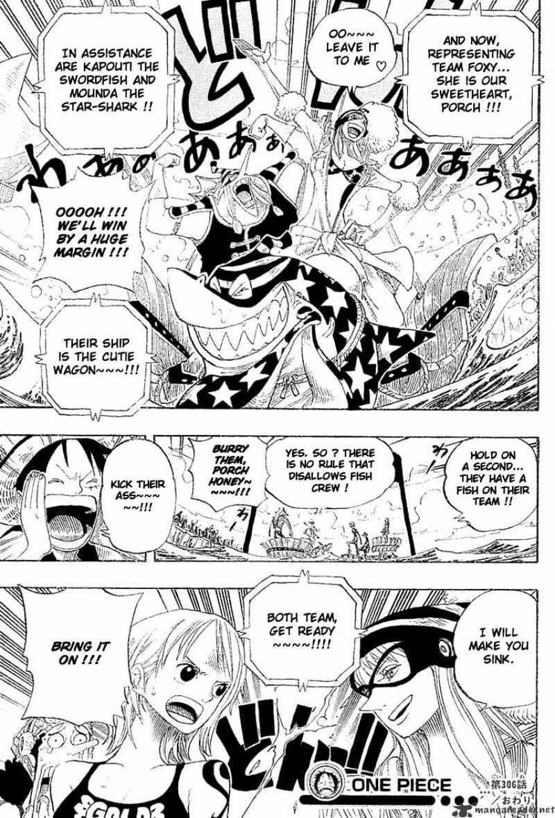 One Piece - Chapter 306 : Donut Race