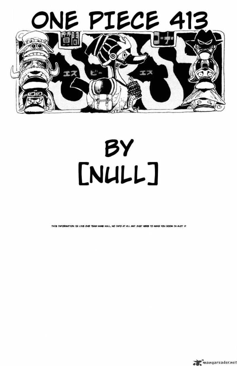 One Piece - Chapter 413 : The Hunter