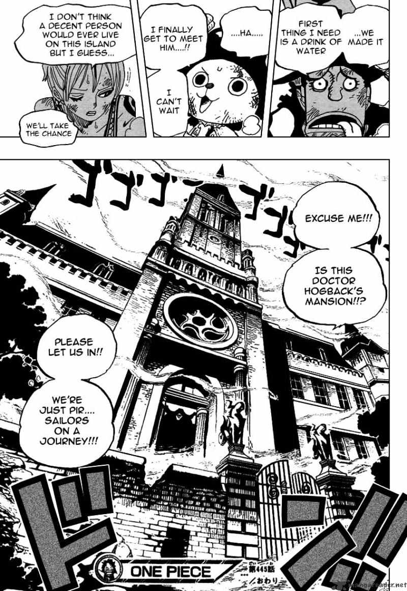 One Piece - Chapter 445 : The Zombie